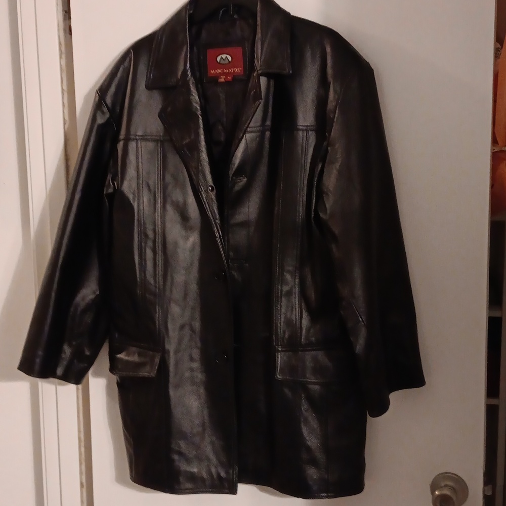 Final Reduction Black Leather Jacket - image 1